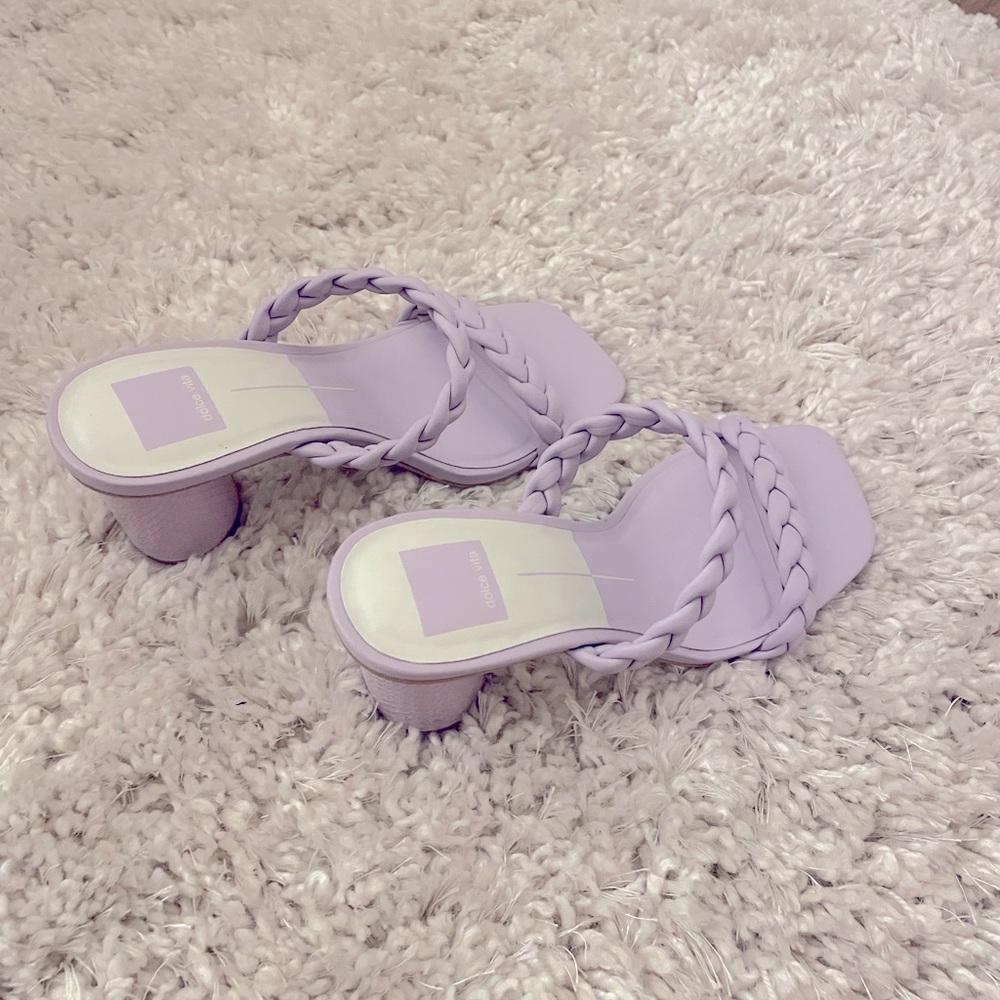 DolceVita lavender sandal block heel.  Never worn outside.